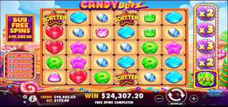 Candy Blitz สล็อตรีวิว สัญลักษณ์ตัวช่วย